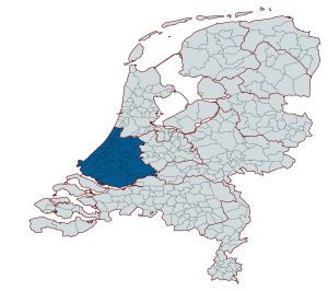 Werkgebied Zuid Holland