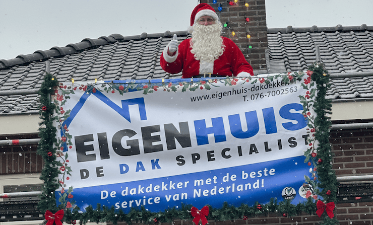 Eigenhuis Dakdekker kerstgroet